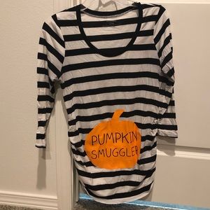 Halloween maternity shirt